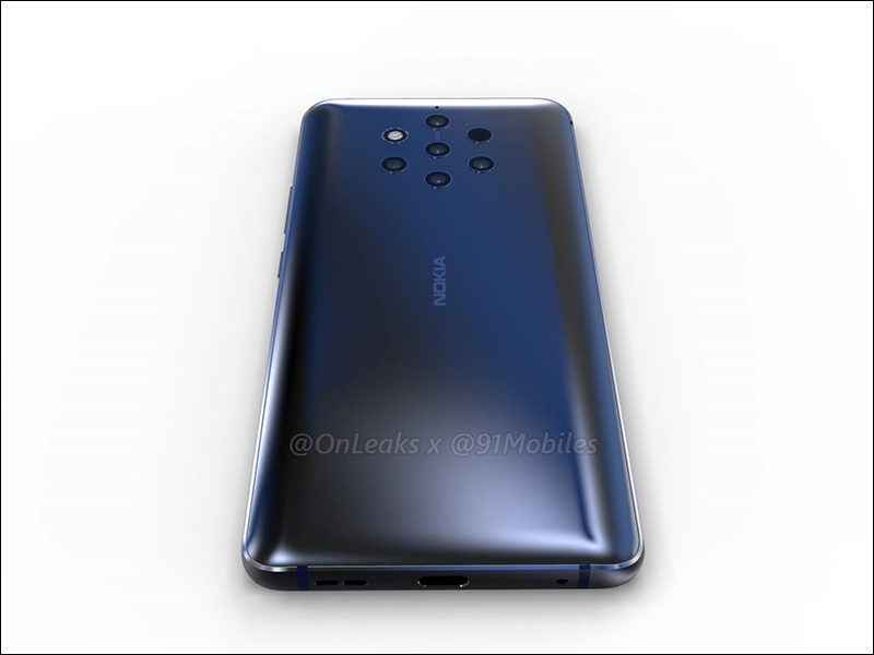 Nokia 9 新渲染曝光，5 鏡頭主相機、沒有瀏海螢幕 - 電腦王阿達