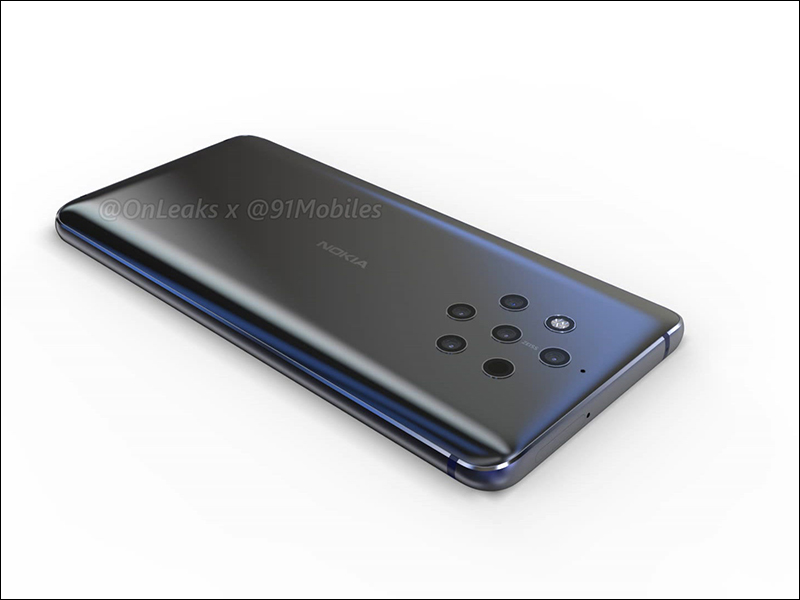 Nokia 9 新渲染曝光，5 鏡頭主相機、沒有瀏海螢幕 - 電腦王阿達