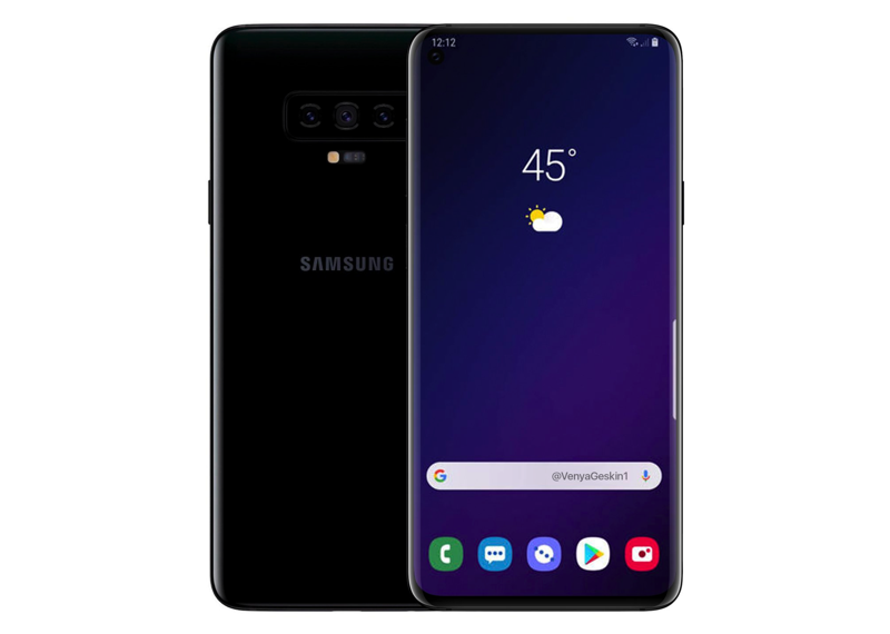 Galaxy S10+ 的新 Infinity 螢幕 將直接挖「兩個」相機用的孔位？ - 電腦王阿達