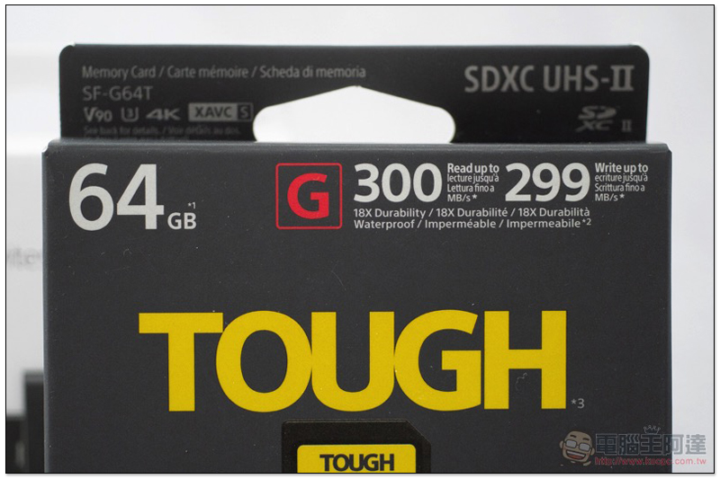 記憶卡界的極速神坦， Sony SF-G TOUGH 開箱 報告（評價 / 評測 / 動手玩） - 電腦王阿達