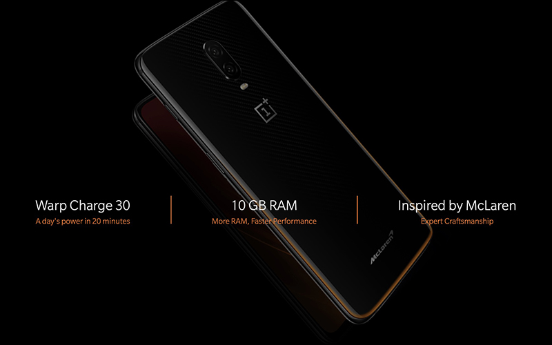 OnePlus 6T McLaren Edition 正式登場： 10GB RAM 、更快的充電效率！ - 電腦王阿達