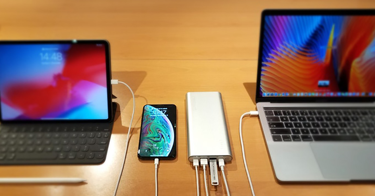 AlsterPlus 27000mAh 超強大電量行動電源 ： 雙 100W USB-C 輸出、雙 USB-A 輸出 - 電腦王阿達