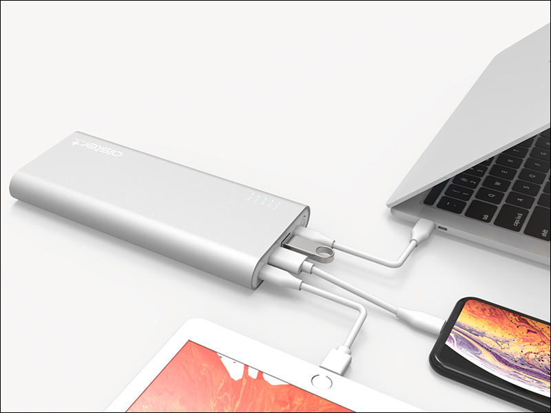 AlsterPlus 27000mAh 超強大電量行動電源 ： 雙 100W USB-C 輸出、雙 USB-A 輸出 - 電腦王阿達