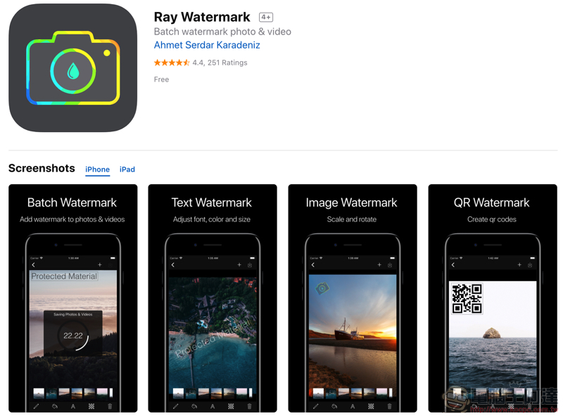 「批次」壓水印也行！ Ray Watermark 限免中 （使用介紹） - 電腦王阿達