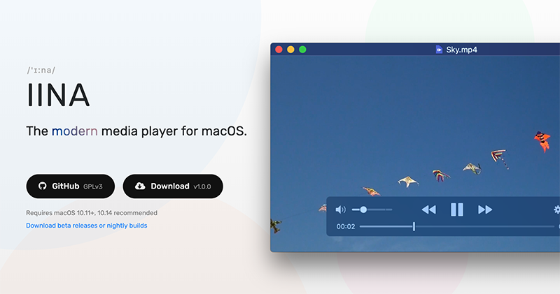 IINA 多媒體播放器正式版