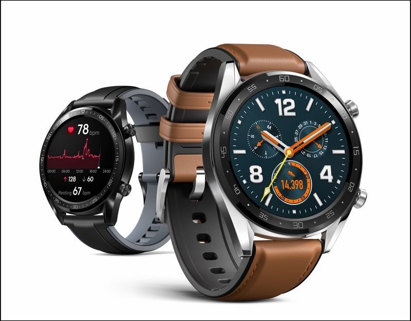 【HUAWEI】HUAWEI WATCH GT(黑色-運動版、鋼色-時尚版)