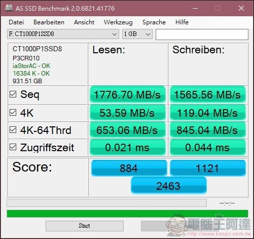 Crucial P1 NVMe SSD 開箱 - 13