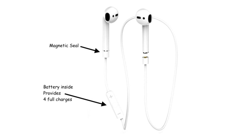 Air.Wear. 要用一條短短的線取代 AirPods 充電盒，增加四倍續航 - 電腦王阿達