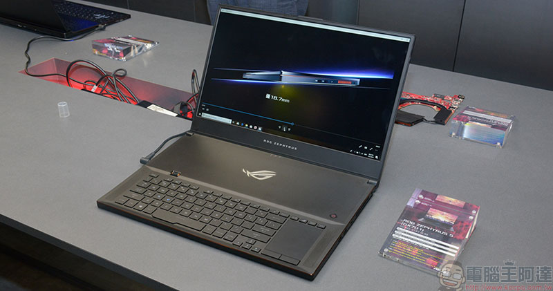 新一代西風之神 ASUS ROG Zephyrus S GX701 電競筆電動眼看，最薄 17 吋大顯神威 - 電腦王阿達