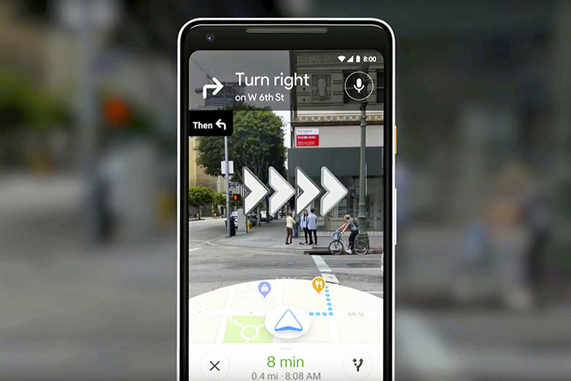 Google Maps AR 導航