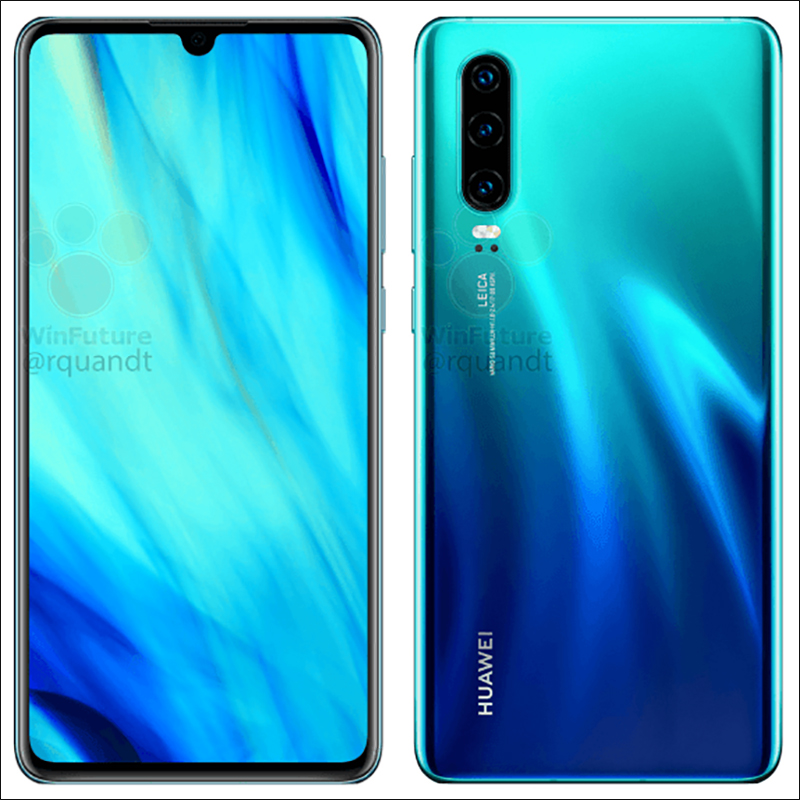 Huawei P30 系列 新渲染曝光， 3 月 26 日法國巴黎正式發表 - 電腦王阿達