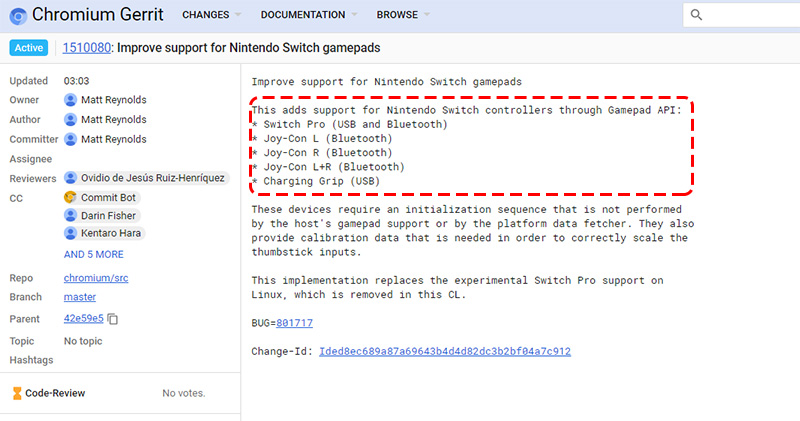 Google Chrome 瀏覽器將可支援 Nintendo Switch 手把 - 電腦王阿達