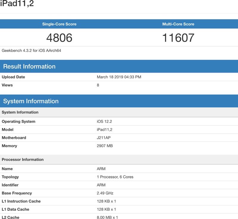 疑似新款 iPad Air / iPad mini 跑分出爐 ，搭載 3GB RAM - 電腦王阿達