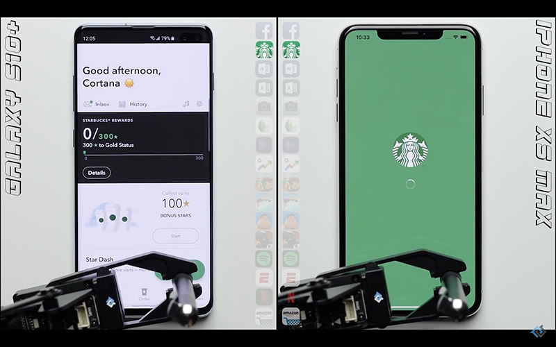 Samsung Galaxy S10+ 對決 Apple iPhone XS Max 運行速度 - 電腦王阿達