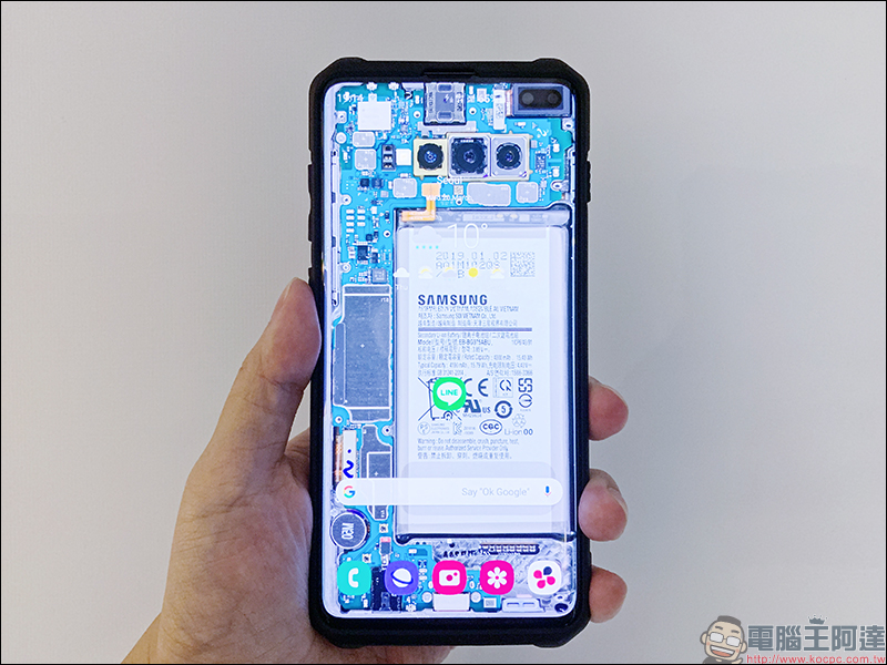 Hidey Hole App 整合三星 Galaxy S10 系列專屬特色桌布 - 電腦王阿達