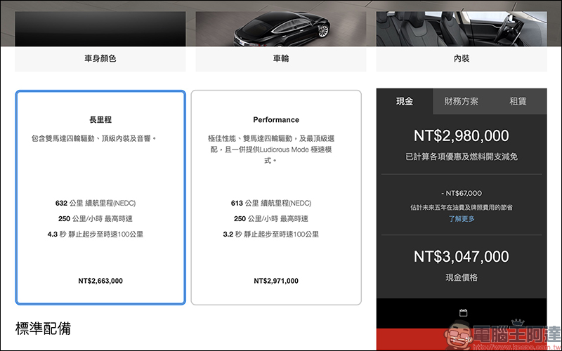 Tesla 調漲旗下車款售價 ，同時取消 Model S 標準里程版 - 電腦王阿達