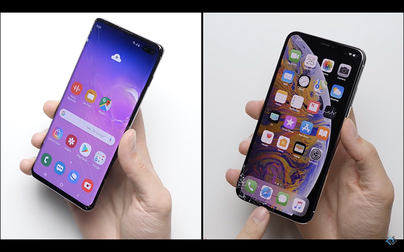 Samsung Galaxy S10+ 、 iPhone XS Max 耐摔測試比拼，究竟誰更耐摔？ - 電腦王阿達