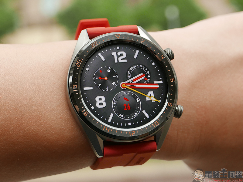 HUAWEI WATCH GT 46mm 活力款 開箱動手玩 ：內建 GPS、氣壓高度計、電子羅盤，兩週超長續航的時尚運動夥伴 - 電腦王阿達