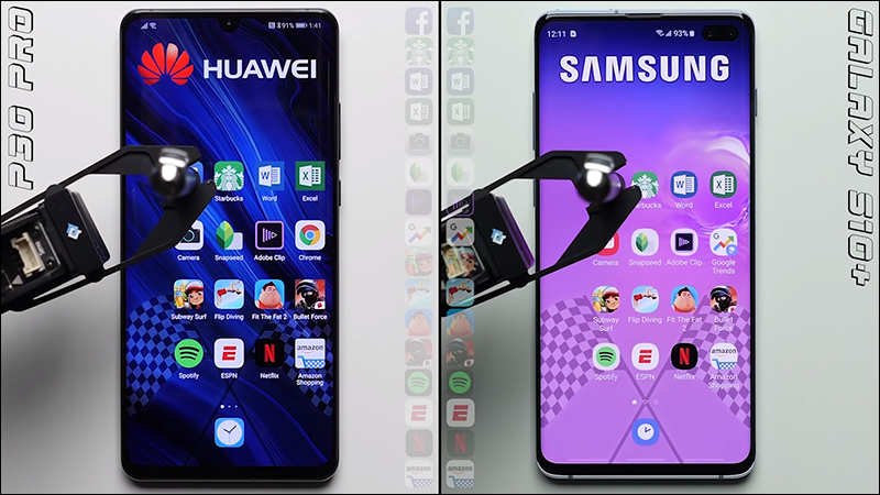 Huawei P30 Pro Samsung Galaxy S10+