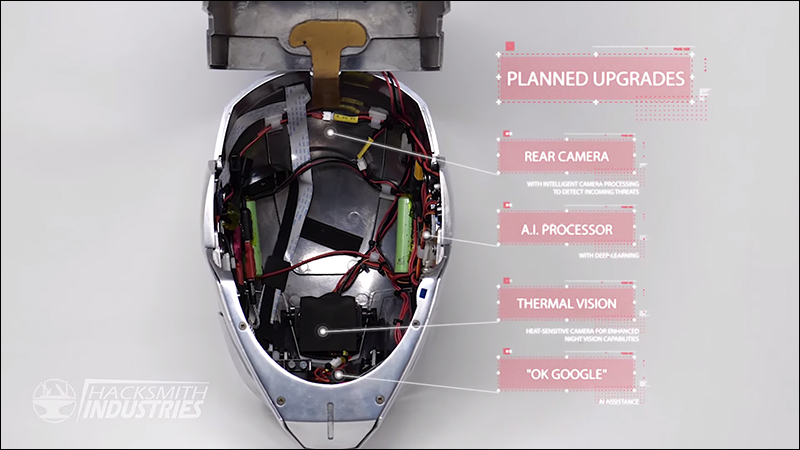 國外神人 改造鋼鐵人頭盔 ，加上視訊鏡頭完成度超高 - 電腦王阿達