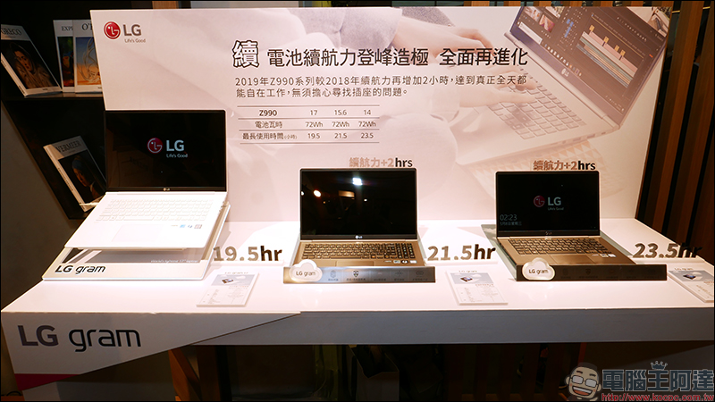 LG Gram 系列 全球最輕 17 吋筆電正式登台， 19.5 小時持久續航 - 電腦王阿達