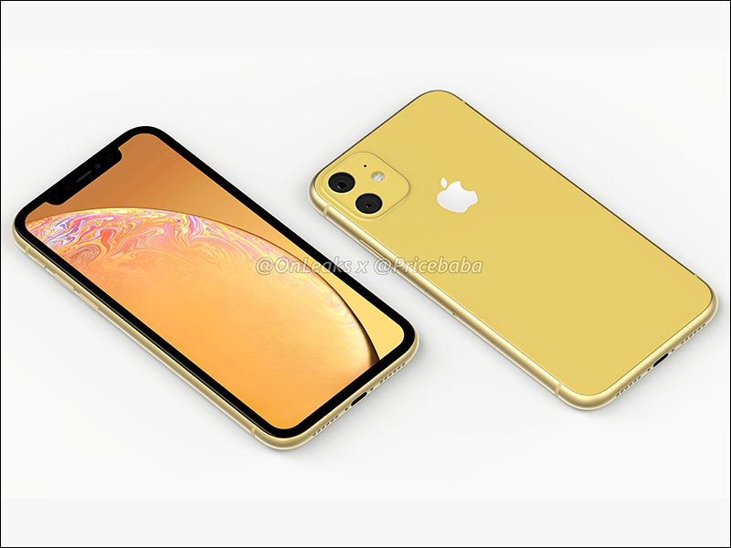 iPhone XR 2019 渲染圖曝光，維持 6.1 吋螢幕、升級雙鏡頭主相機 - 電腦王阿達