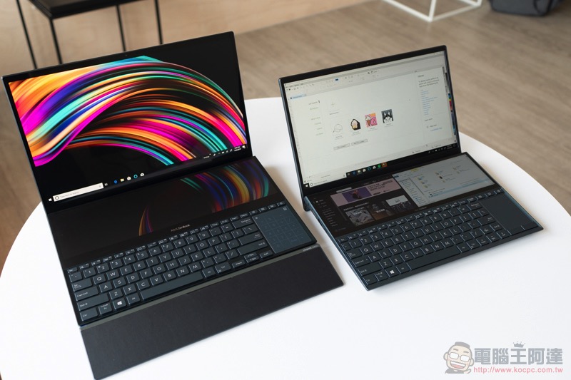 [ COMPUTEX 2019 ] ASUS Zenbook Pro Duo 與 ViveBook 大玩「雙螢幕」梗 - 電腦王阿達