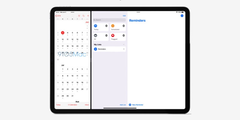 Ios 13 ipad pro reminders screenshot