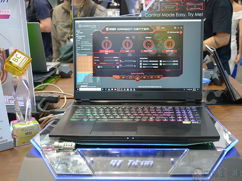 [ COMPUTEX 2019 ] 微星 msi 展出多款電競筆電，更強的散熱效能與更新率高達 240Hz 顯示器 - 電腦王阿達