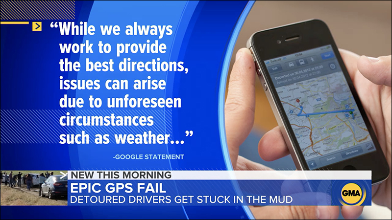Google Maps 導航 出包，導致美國近百名駕駛困在荒野 - 電腦王阿達