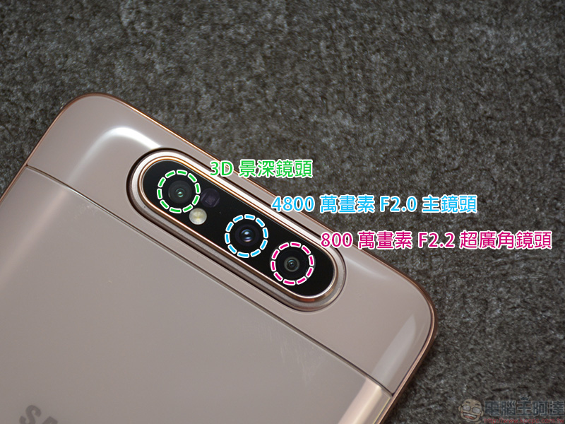 輕旗艦 Samsung Galaxy A80 開箱 、實拍、實測，前後翻轉三鏡頭怎麼拍都出色 - 電腦王阿達