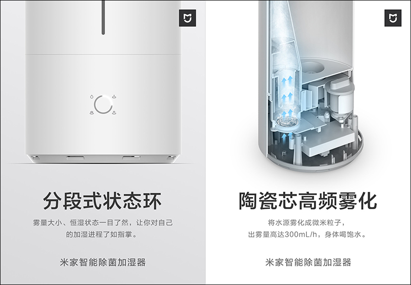 小米米家智能除菌加濕器 推出，內建 UV-C 即時殺菌系統、釋放純淨健康水霧 - 電腦王阿達