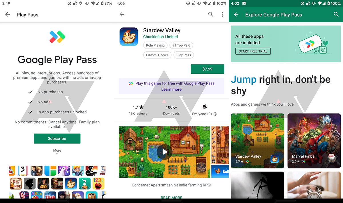 Google Play Pass Screenshot 2