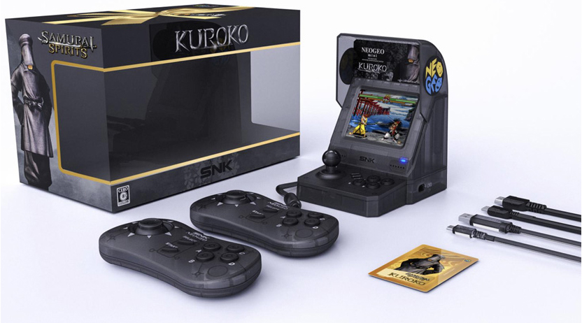 「 NEOGEO mini 侍魂 曉 限定數量套組 」限量3000台 追加收錄 8 款遊戲