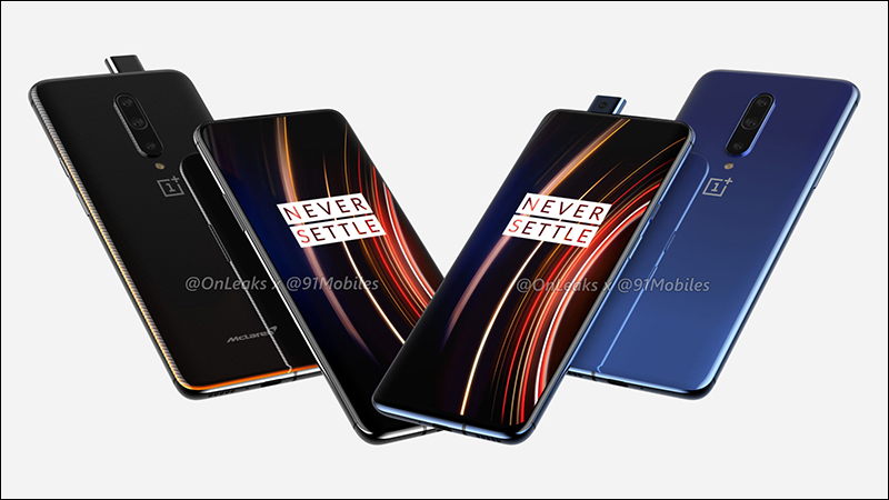 OnePlus 7T Pro / McLaren Edition 渲染曝光，延續 OnePlus 7 Pro 採升降式前鏡頭設計 - 電腦王阿達