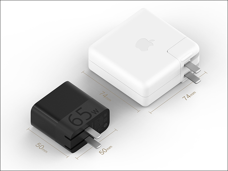 紫米 ZMI USB-C 65W 充電器 推出，體積只有 Apple 原廠一半 - 電腦王阿達