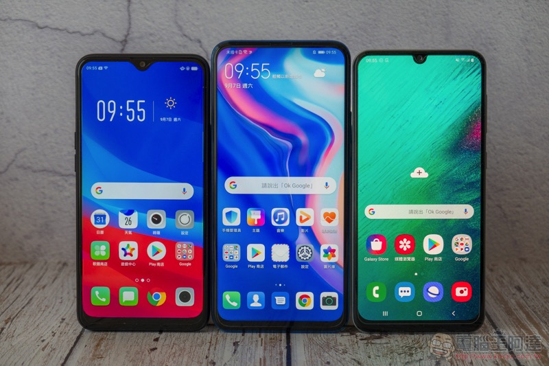 台幣 8,000 手機誰最超值？ 三星 A30、華為 Y9 Prime 2019、OPPO AX5s 直接比給你看 - 電腦王阿達