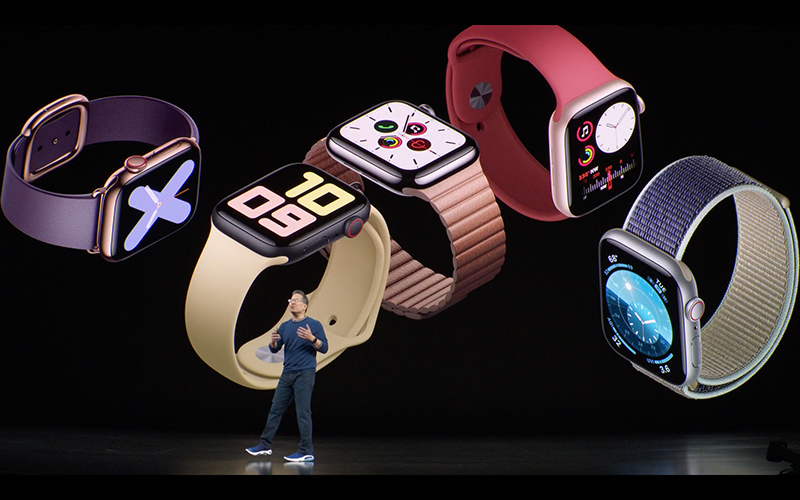 Apple Watch Series 5 發表 ：加入 AOD 顯示 ，加入鈦金屬、陶瓷錶殼， 9 /12 開始預購 - 電腦王阿達