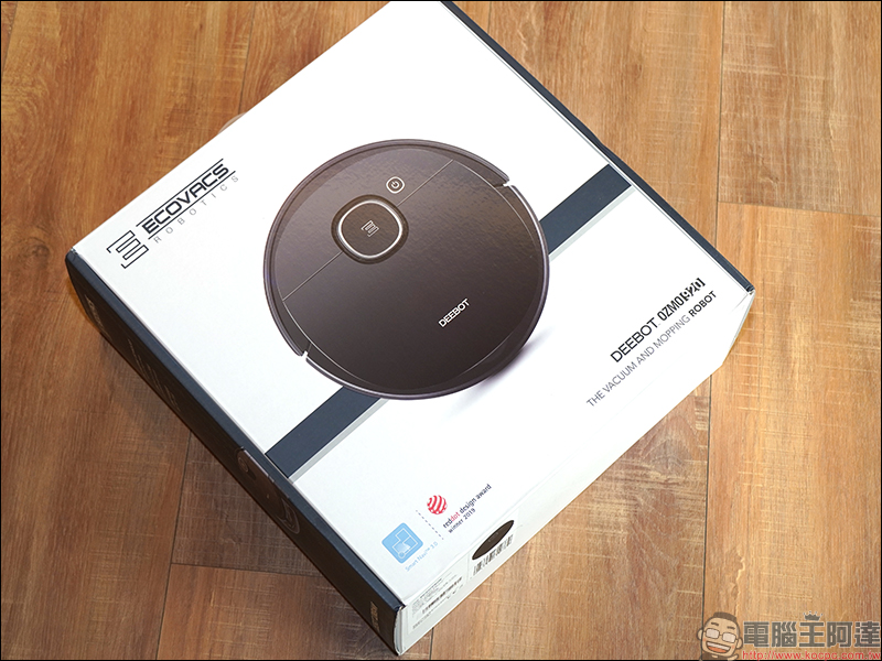 ECOVACS DEEBOT OZMO 920 多樓層掃拖一體機器人開箱動手玩：搭載Smart Navi 3.0雷射地圖導航技術、獨家OZMO™智慧濕拖技術 - 電腦王阿達