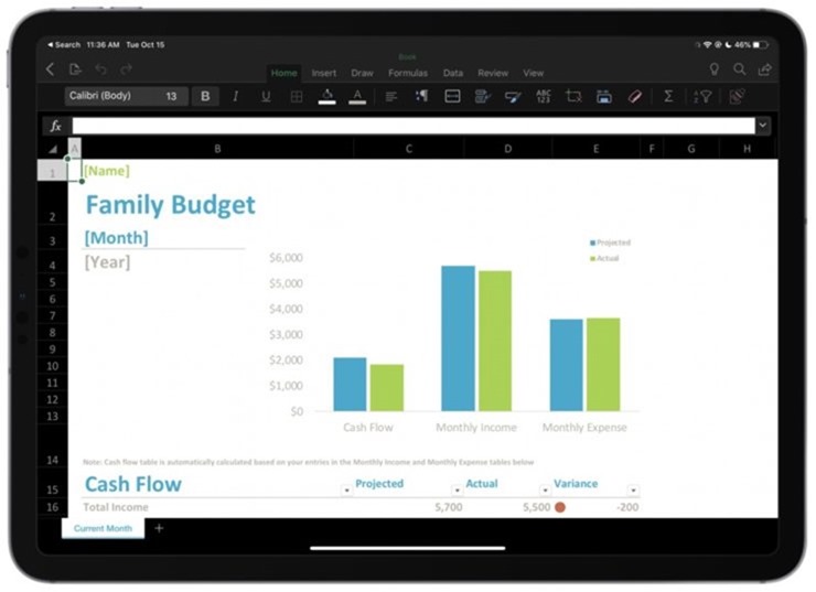 Excel-for-iPad-Dark-Mode-740x537