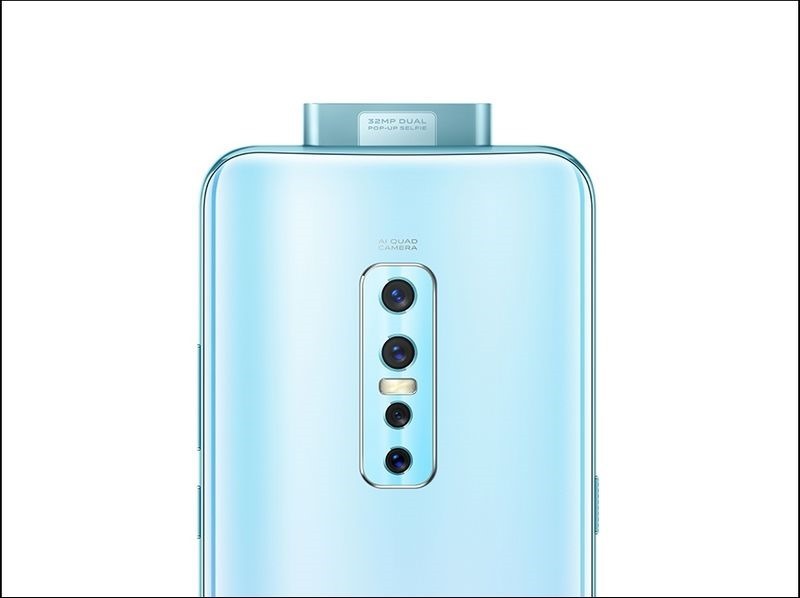 vivo V17 Pro 琉璃白 產品圖