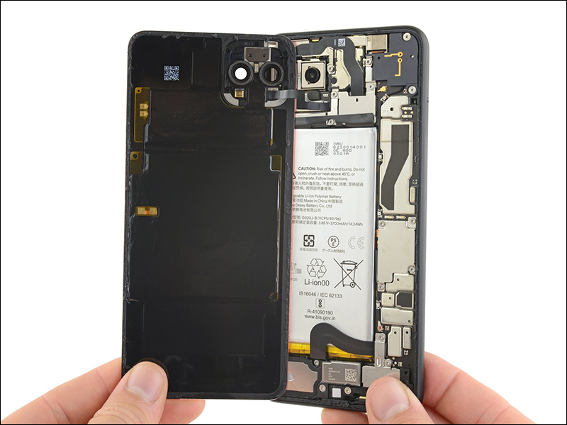 Google Pixel 4 XL 被 iFixit 拆解 ，可修復性評分 4 分 - 電腦王阿達