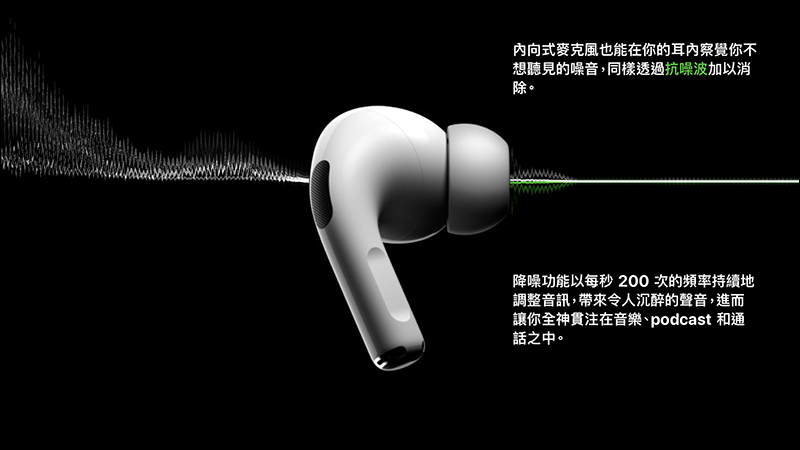 Apple AirPods Pro 主動式降噪真無線耳機 無預警發表！將於日後在台上市，售價 7,990 元 - 電腦王阿達