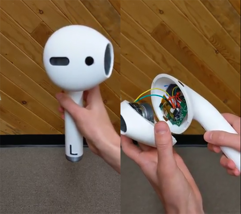 國外網友自製超大 AirPods ，真的可以聽音樂！ - 電腦王阿達