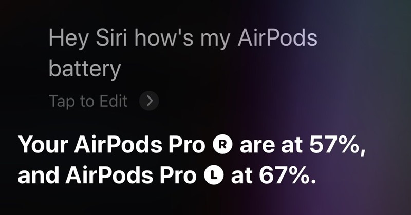 airpods-pro-ask-siri-battery