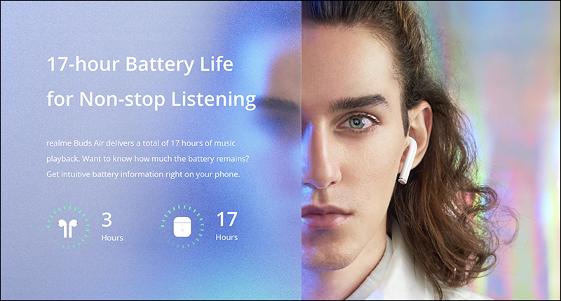 realme Buds Air 真無線耳機海外發表，支援無線充電、17 小時續航，售價僅約 1,700 元 - 電腦王阿達