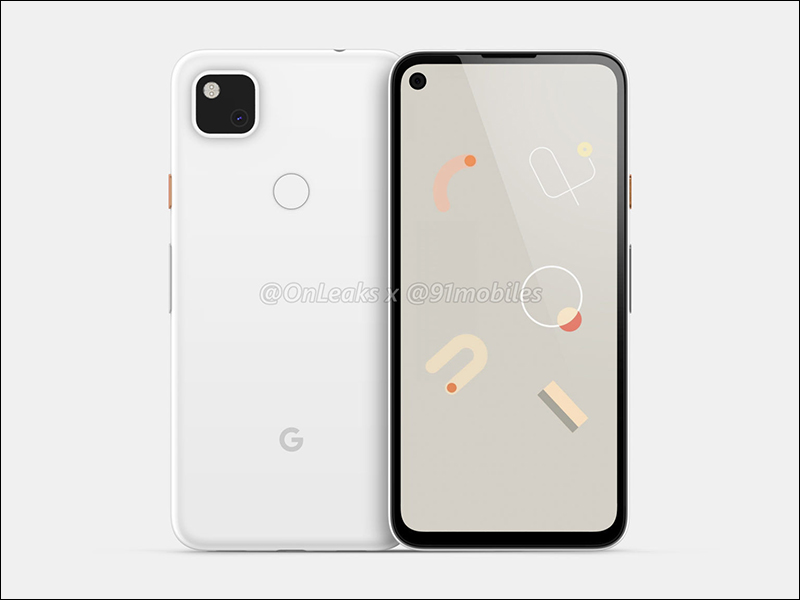 Google Pixel 4a 外觀渲染圖曝光：配備挖孔全螢幕和延續 Pixel 4 的相機設計風格 - 電腦王阿達