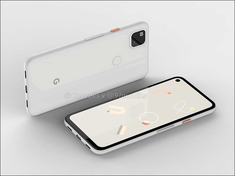 Google Pixel 4a 外觀渲染圖曝光：配備挖孔全螢幕和延續 Pixel 4 的相機設計風格 - 電腦王阿達