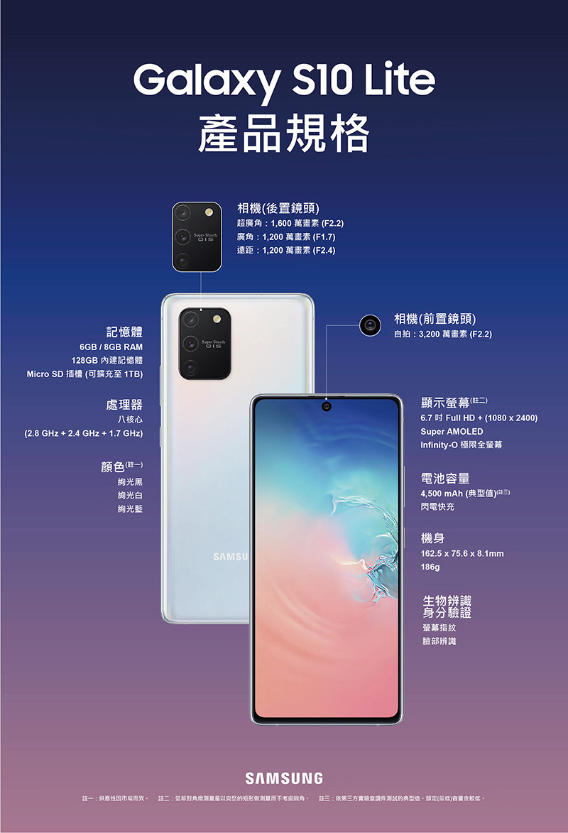 Samsung Galaxy S10 Lite 與 Note10 Lite 正式發表，擁有旗艦功能更容易 - 電腦王阿達