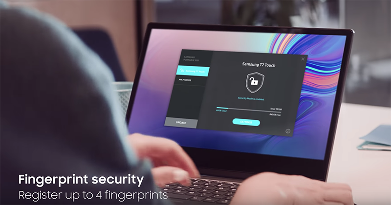 Samsung 新世代隨身 SSD 想用內建指紋辨識器守護你的珍藏（？）資料 - 電腦王阿達